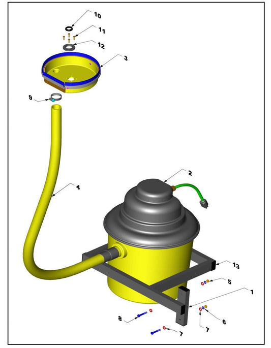 PRO-1200G Vacuum Assembly Parts By Northrock