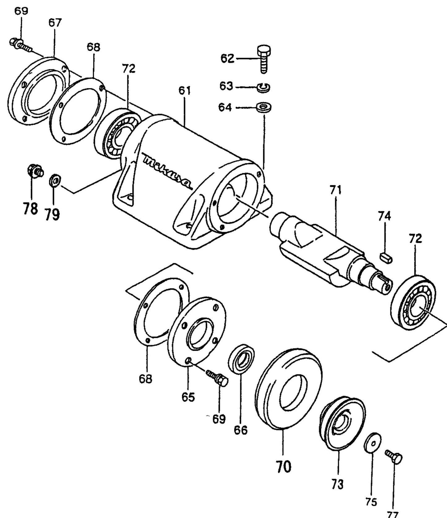 MVC64-VH/VHW Vibrator Assemble Parts