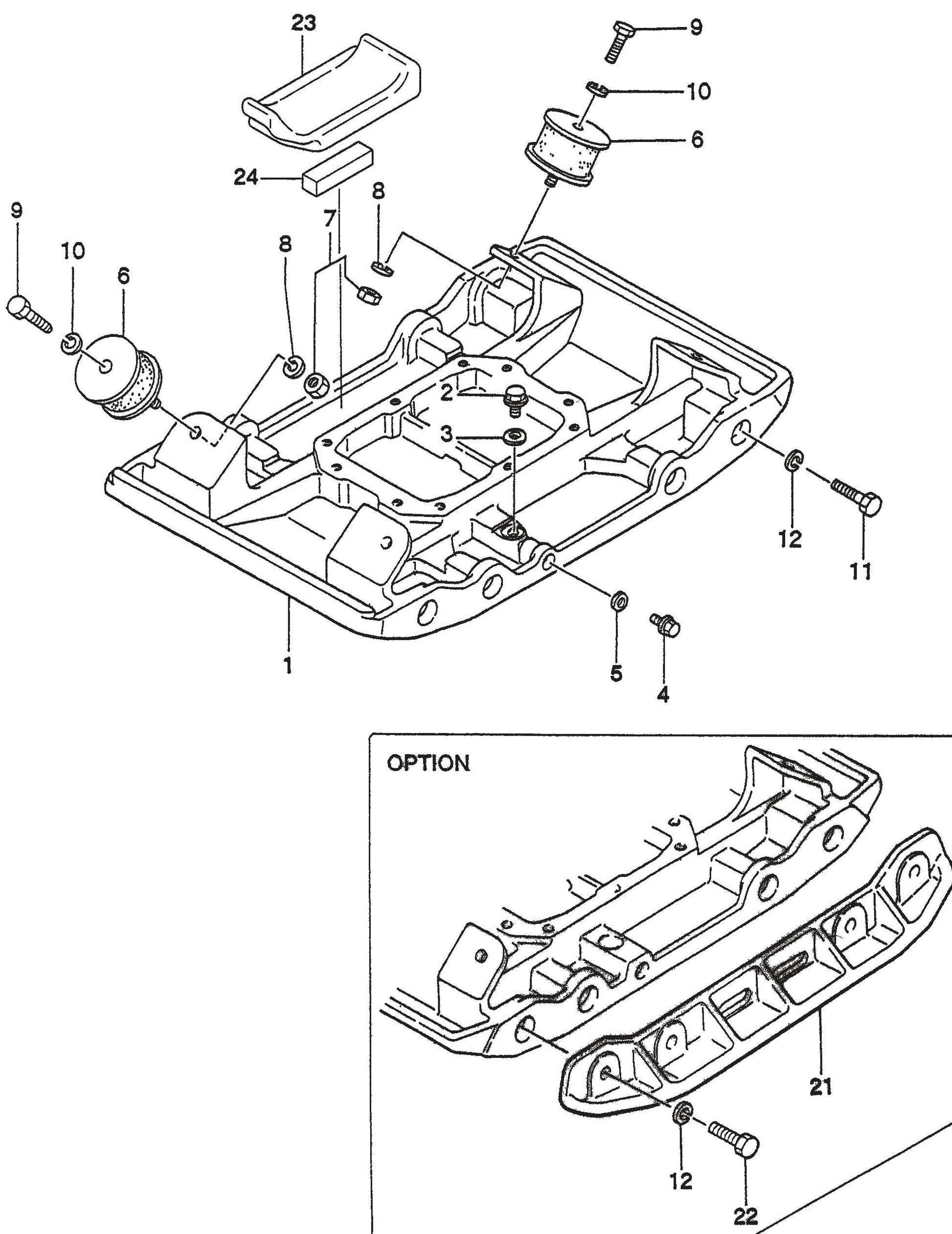 MVH502DSB Vibrating Plate Assembly Parts