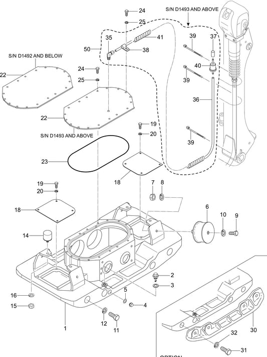 MVH408DZ Vibrating Plate Assembly Parts