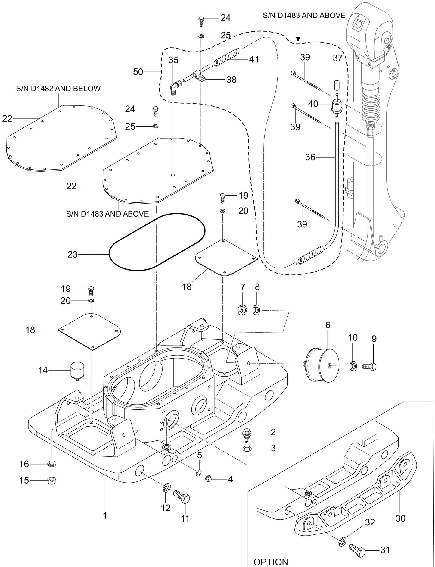 MVH308DZ Vibrating Plate Assembly
