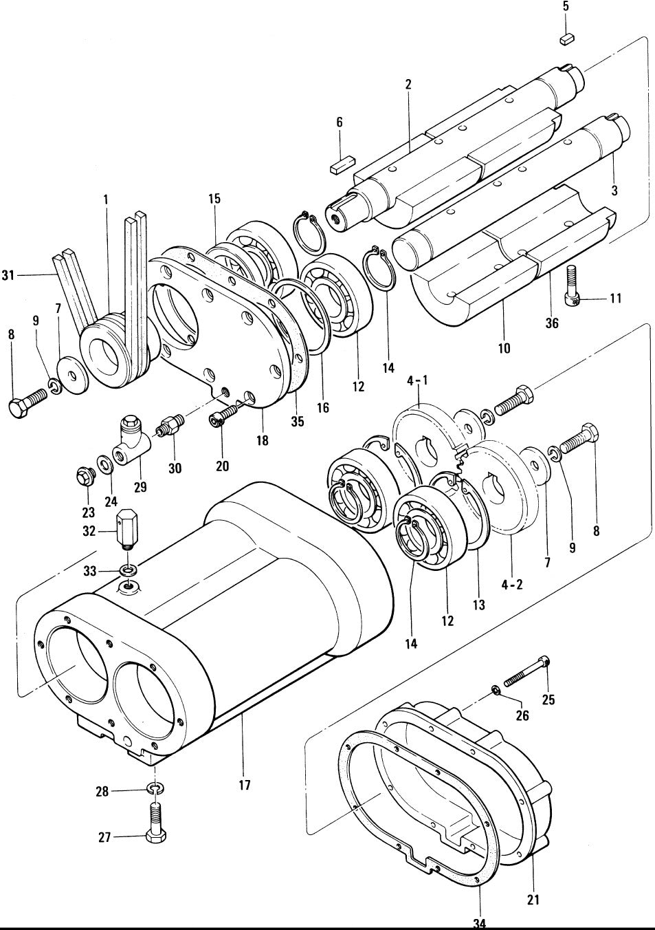 Vibration Case Assembly Parts For MDR9D Walk-Behind Roller By Multiquip