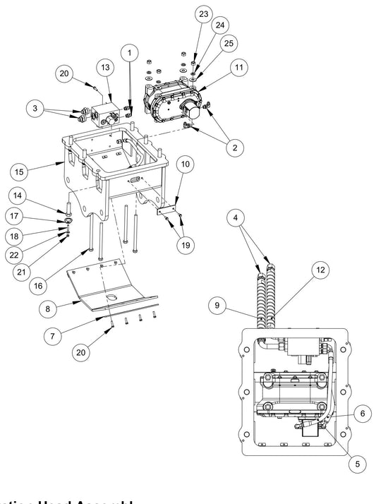 Vibration Head Assembly Parts By MBW