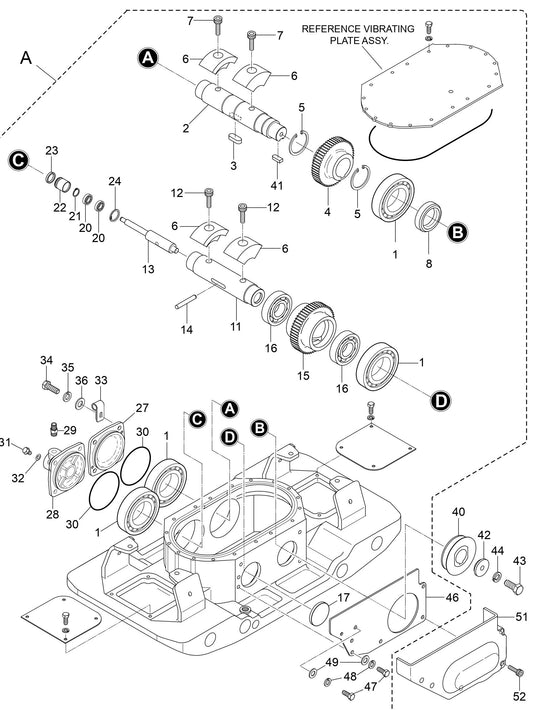 MVH408DZ Vibrator Assembly Parts