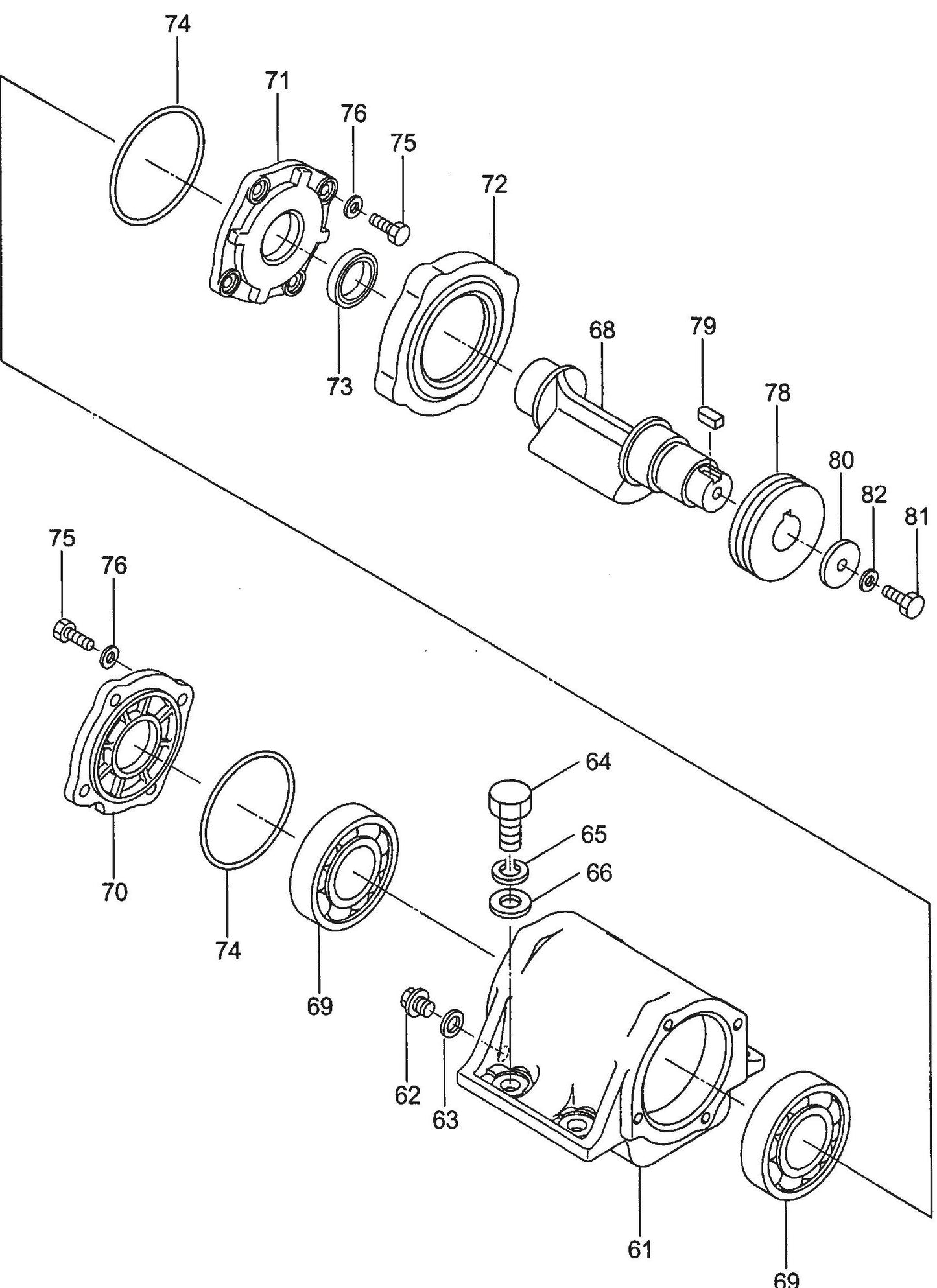 MVC88VGH/VGHW Vibrator Assembly Parts