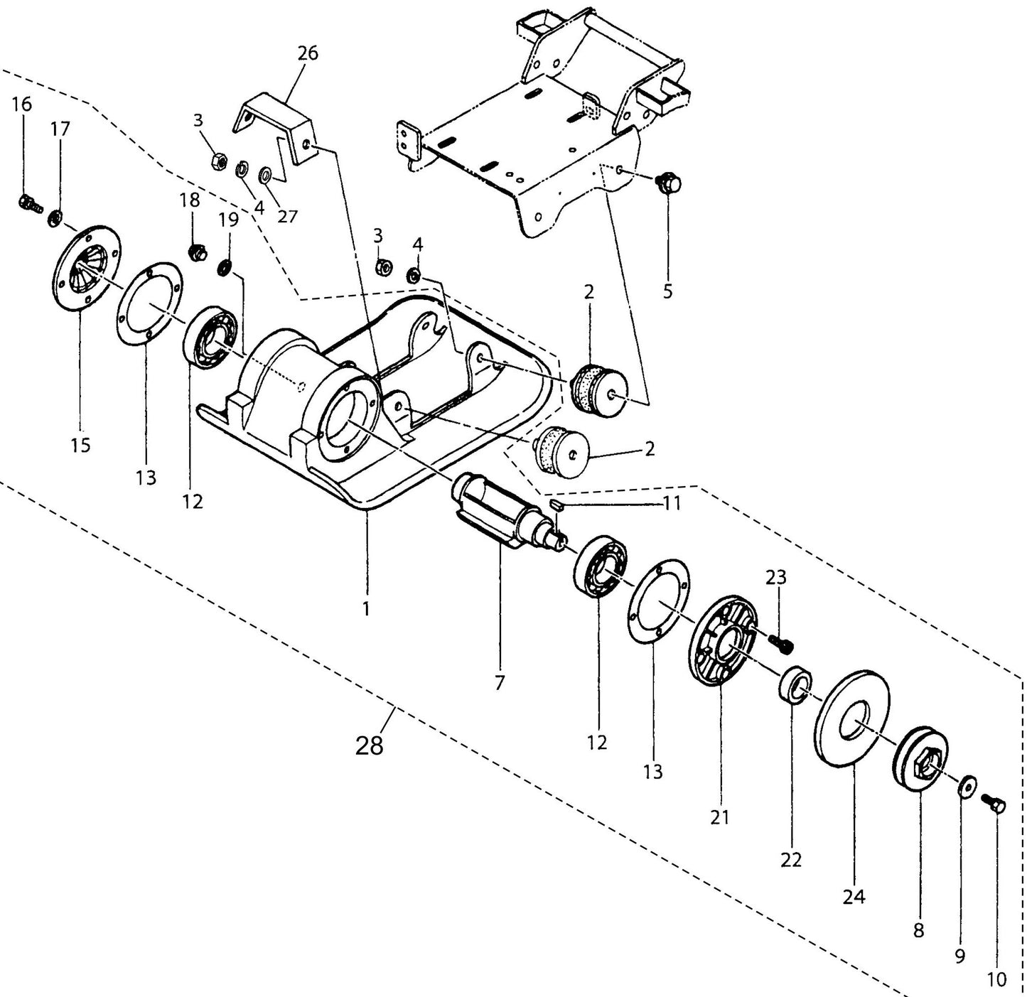 MVC40G Vibrator Assembly Parts