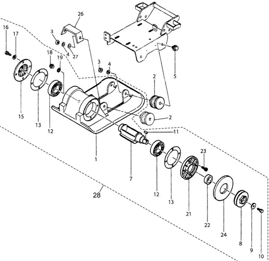 MVC40G Vibrator Assembly Parts