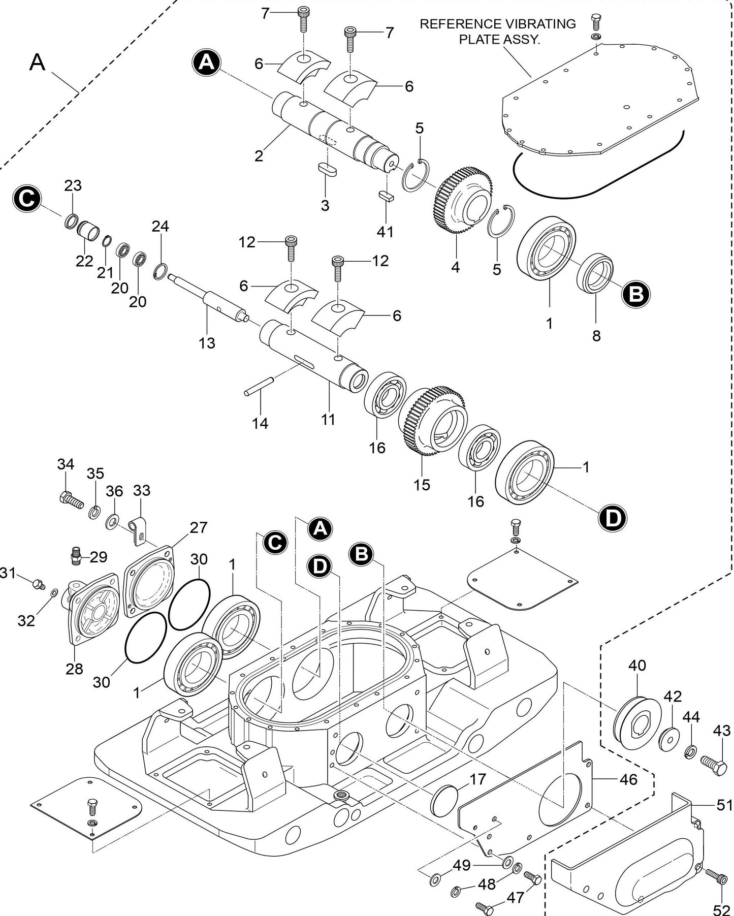 MVH308GH Vibrator Assembly Parts