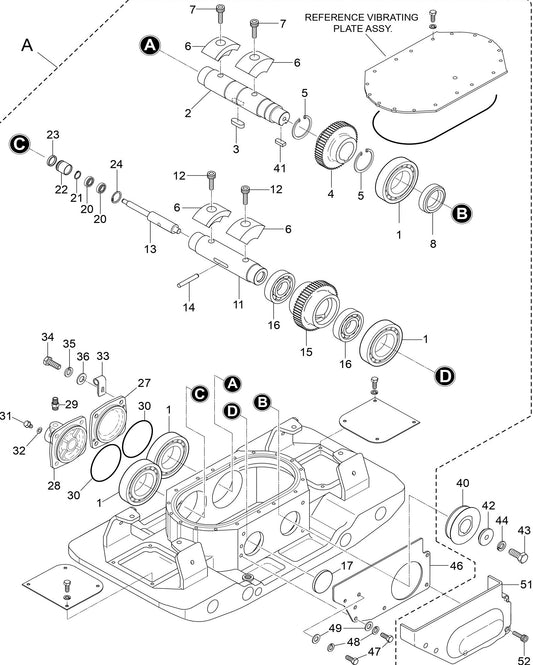 MVH308GH Vibrator Assembly Parts