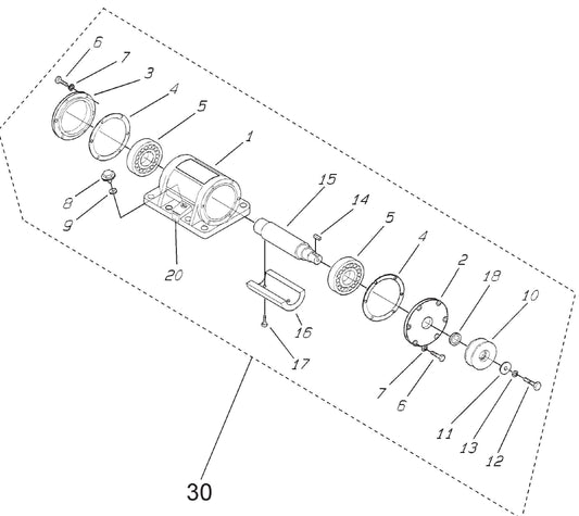 MVC77 Vibrator Assembly Parts