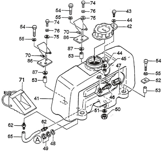 Water Tank Assembly Parts For MRH800DS2 Vibratory Rollers By Multiquip