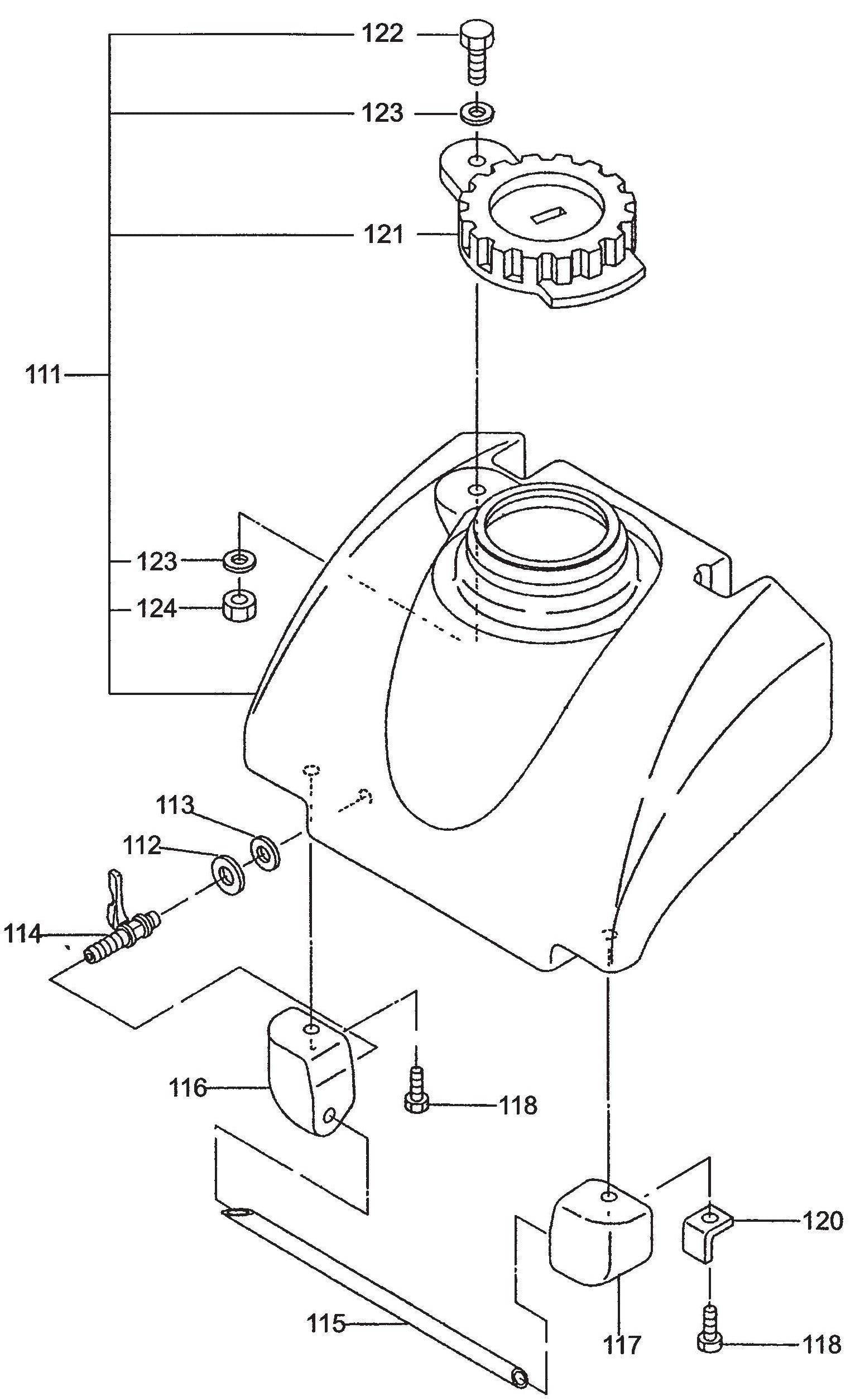 MVC98D2Water Tank Assembly Parts