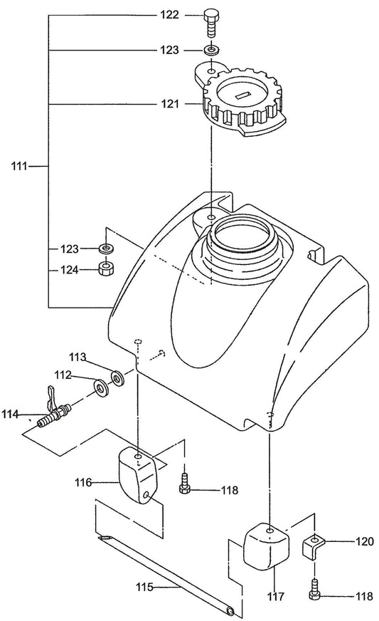 MVC98D2Water Tank Assembly Parts