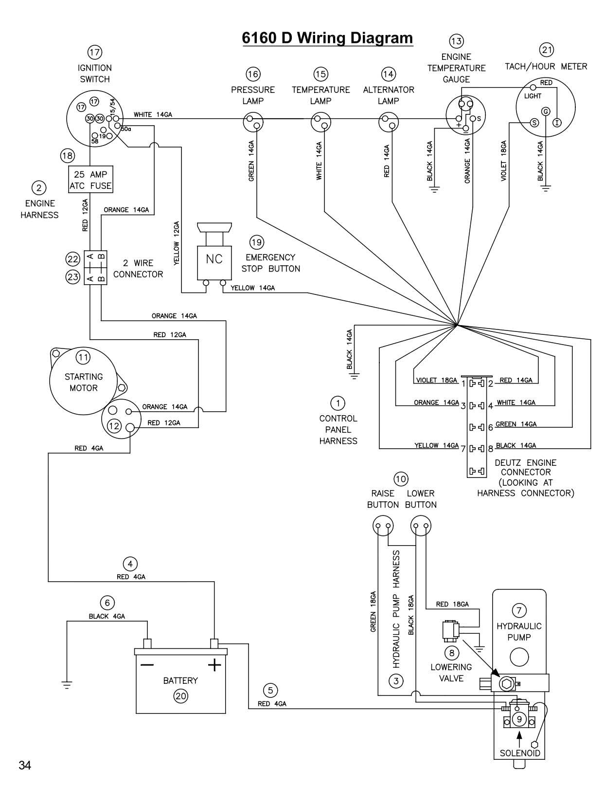 CC6160D Wiring Diagram