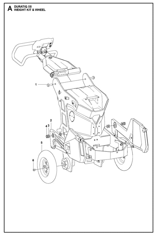 Weight Kit And Wheel Parts For HTC X8 By Husqvarna