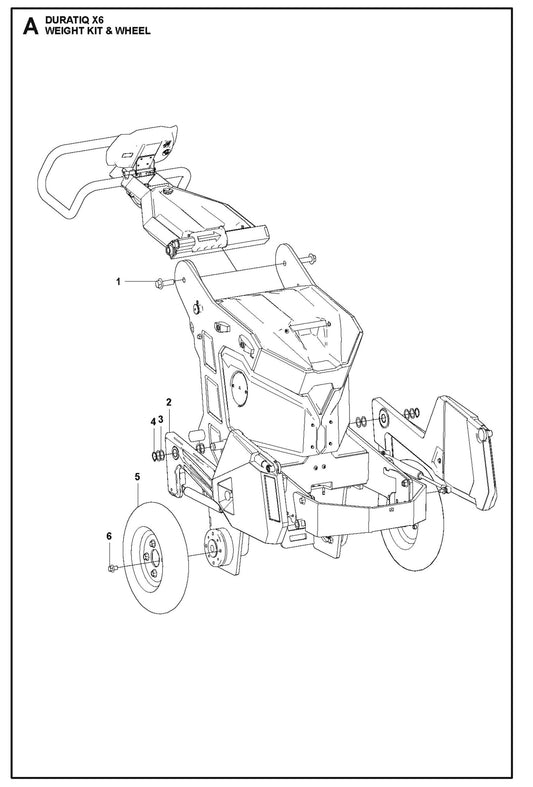 Weight Kit And Wheel Parts For HTC X6 By Husqvarna