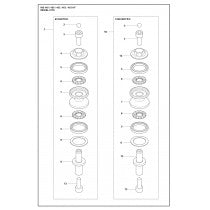 Wheel Kits Parts For WS 440 HF By Husqvarna