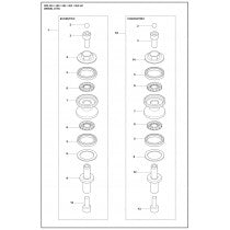 Wheel Kits Parts For WS 442 HF By Husqvarna