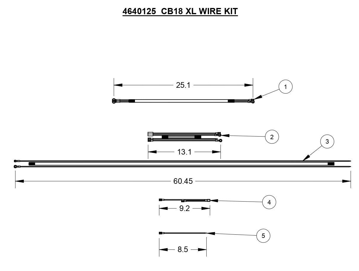 CB18 XL Wire Kit