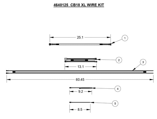 CB18 XL Wire Kit