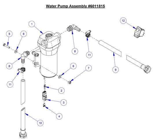 CC3538 JK Water Pump Assembly