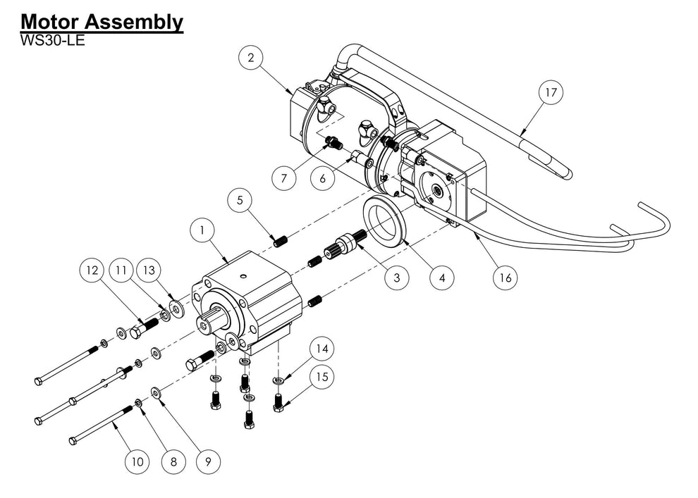 WS30-LE Motor Assembly Parts