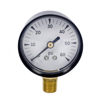 000638 0-60 psi Gauge 2" Face 1 psi Increments By Cherne