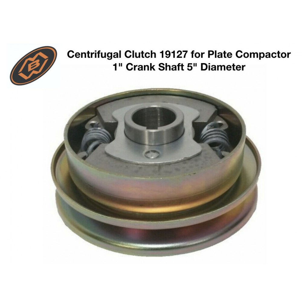 MBW Plate Compactor Centrifugal Clutch 3/4" Crank Shaft 5" Diameter 