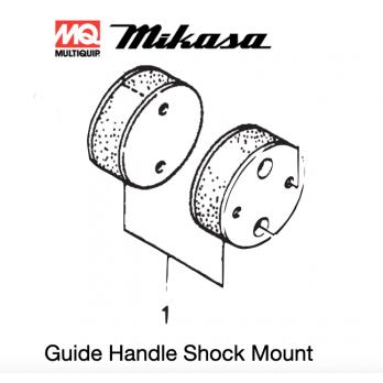 351319900 Shock Absorber 100D-45B   for Multiquip Mikasa MT85HS Jumping Jack Rammer
