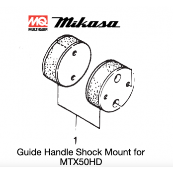 368347630 (1 pc) Shock Absorber  for Multiquip Mikasa MTX50HD Jumping Jack Rammer