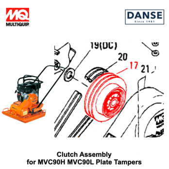 402326850 Clutch Assy, A2- 143- 19 for Multiquip Mikasa MVC90H Plate Tamper Compactor