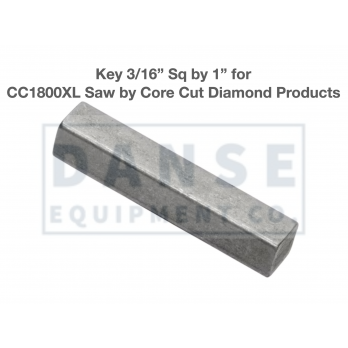 6010170 Key, 3/16" Sq. x 1" for CG-1 MINI-GROOVER  Core Cut by Diamond Products