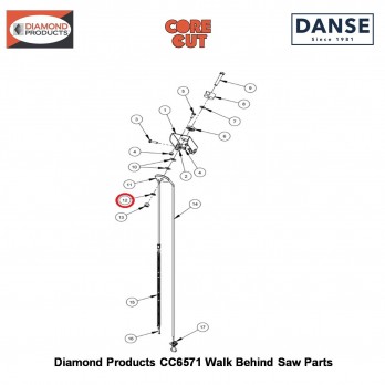 3/8" Internal Lock Washer 2900254 Fits Core Cut CC6571 Walk Behind Saw By Diamond Products