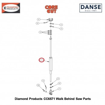 Depth Stop Weldment 6010097 Fits Core Cut CC6571 Walk Behind Saw By Diamond Products