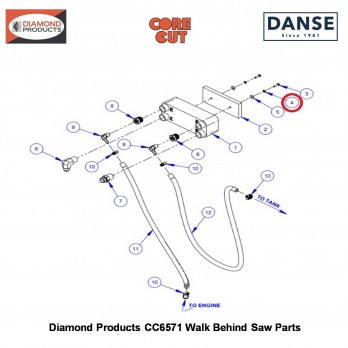 M5 Lock Washer Split 2900767 Fits Core Cut CC6571 Walk Behind Saw By Diamond Products