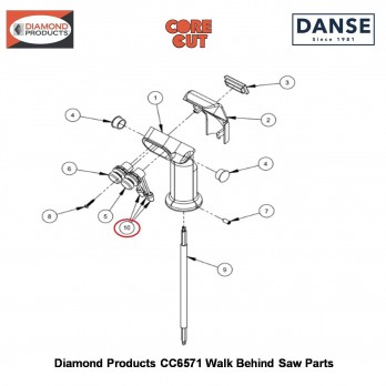 Wire Nut, 22-16 Gage 2800002 Fits Core Cut CC6571 Walk Behind Saw By Diamond Products
