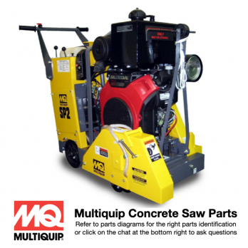 60087 Rope, Front Pointer 1/4 In for SP2 13H20 S13H20 S20H20 Flat Concrete Saw by Multiquip