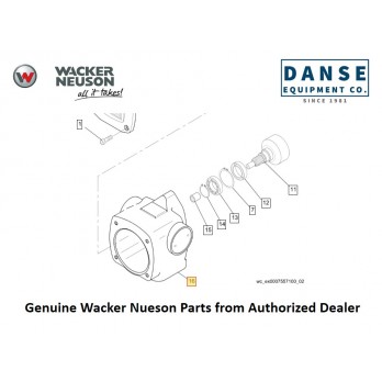 5000081076 Crank Case Complete fits BS45YA BS45Y Vibratory Rammers by Wacker Neuson