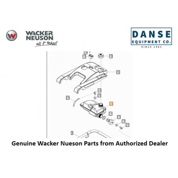 5200013204 Fuel Tank fits BS60-2 Vibratory Rammers by Wacker Neuson