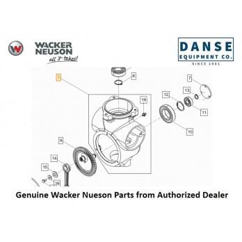 5100037640 Crank Case Complete fits BS30 Vibratory Rammers by Wacker Neuson