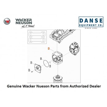 5100039953 Crankcase Cover fits BS70-2 11 Vibratory Rammers by Wacker Neuson