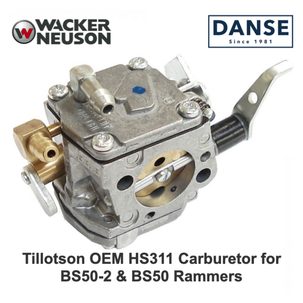 Tillotson OEM Carburetor BS50-2i Wacker rammers 5000157025 HS311 fits BS50-2 