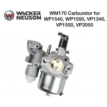 Carburetor Complete for Wacker Neuson WP1540, WP1550, VP1340, VP1550, VP2050 Plate 0156534 5000156534