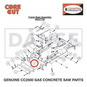 Pointer Extension 6047976 for CC2500 Saw by Core Cut Diamond Products