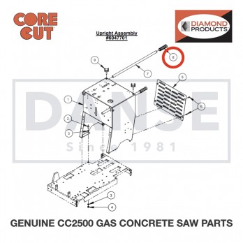 Handle Grip 2500636 for CC2500 Saw by Core Cut Diamond Products