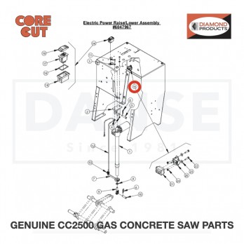 Circuit Breaker Assembly 6047979 for CC2500 Saw by Core Cut Diamond Products
