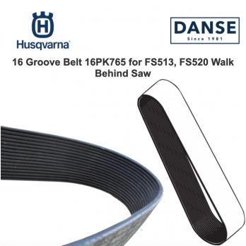 16 Groove Belt 16PK765 for Husqvarna FS513 FS520 Walk Behind Saw 504068301
