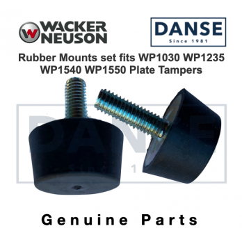 Rubber Mounts set for Wacker Neuson WP1030 WP1235 WP1540 WP1550 Plate Tampers 0088873 5000088873