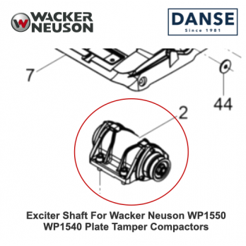 Exciter Assembly Complete for Wacker Neuson WP1550AW WP1540 WP1550 Plate Tampers 5100016322