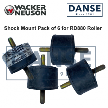 Shockmount Pack of 6 54X33-70Sh for Wacker Neuson RD880 Roller 0073131 5000073131